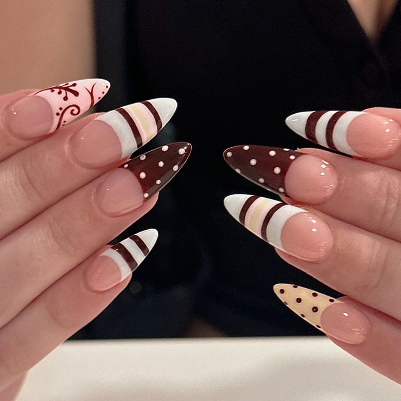 Nail Art Polos - Lefan Nail Art Simple Stripe French-style