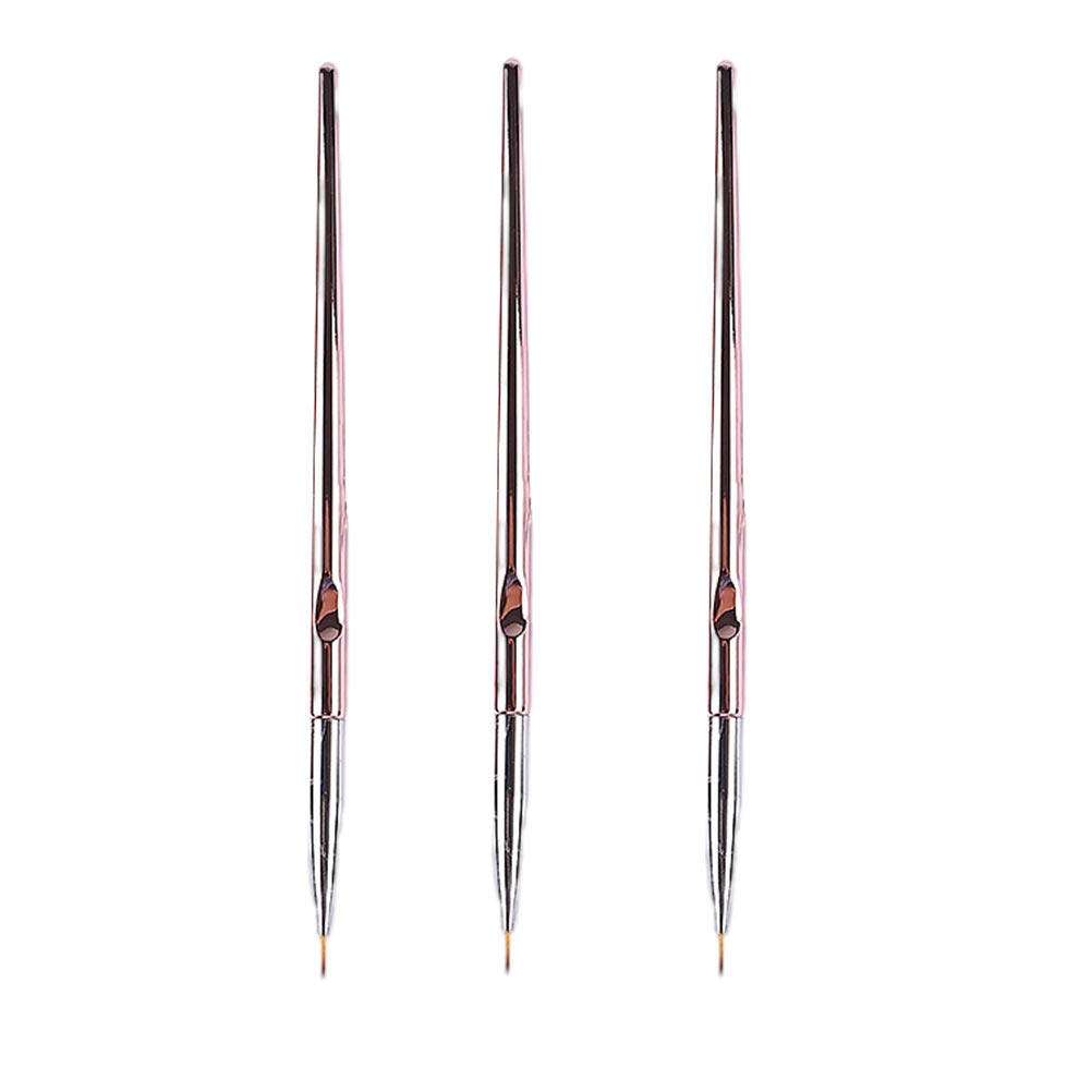 Nail Art Rose Gold - 3Pcs Nail Art Pen Kit Lightweight