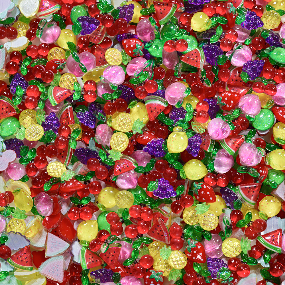 50Pcs 3D Red Cherry Nail Charm - مراجعة Nail Art Red Cherry وسعره