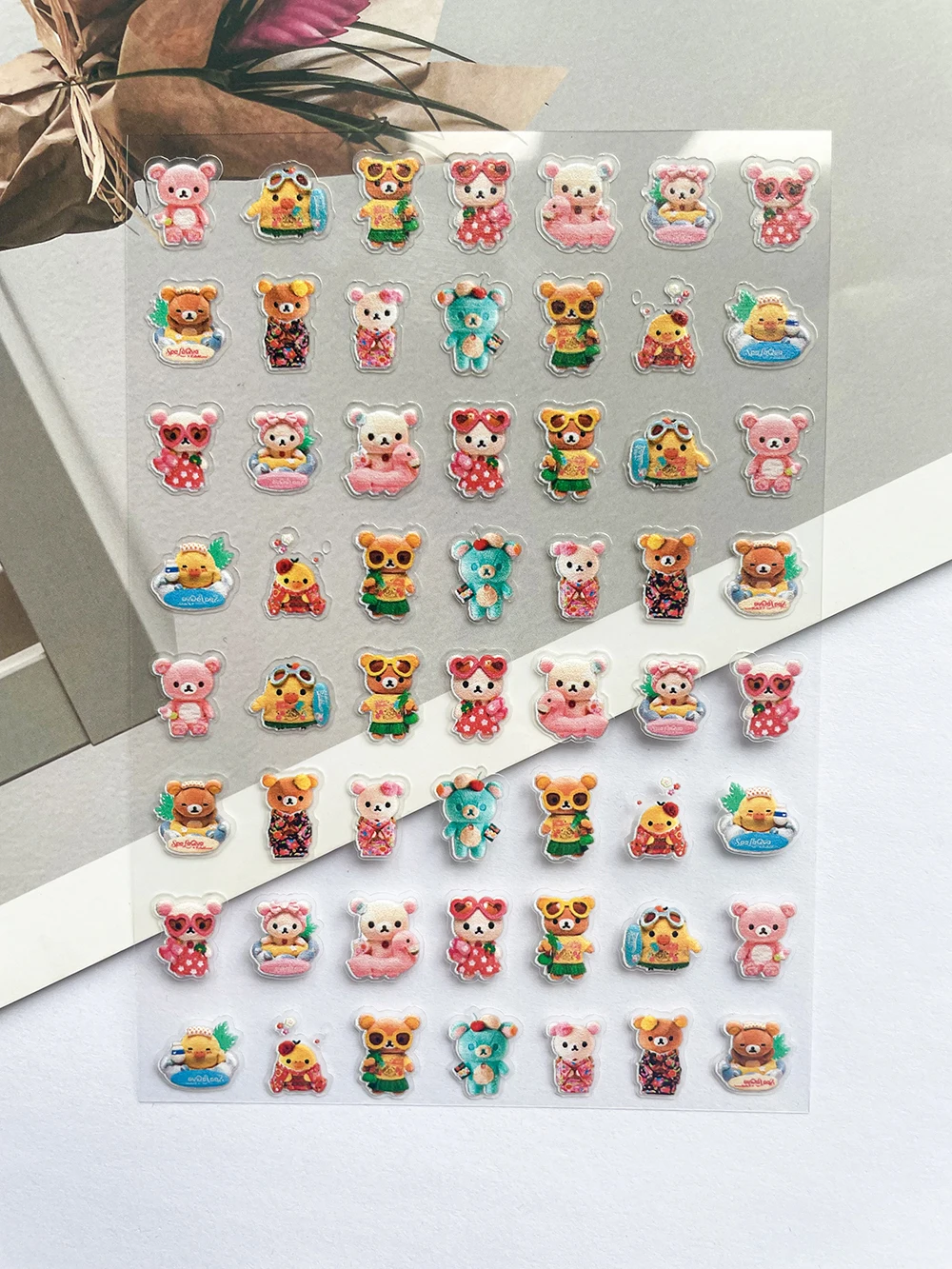 Pvc Super Mini Rilakkuma Poste - مراجعة Nail Art Nail Art وسعره