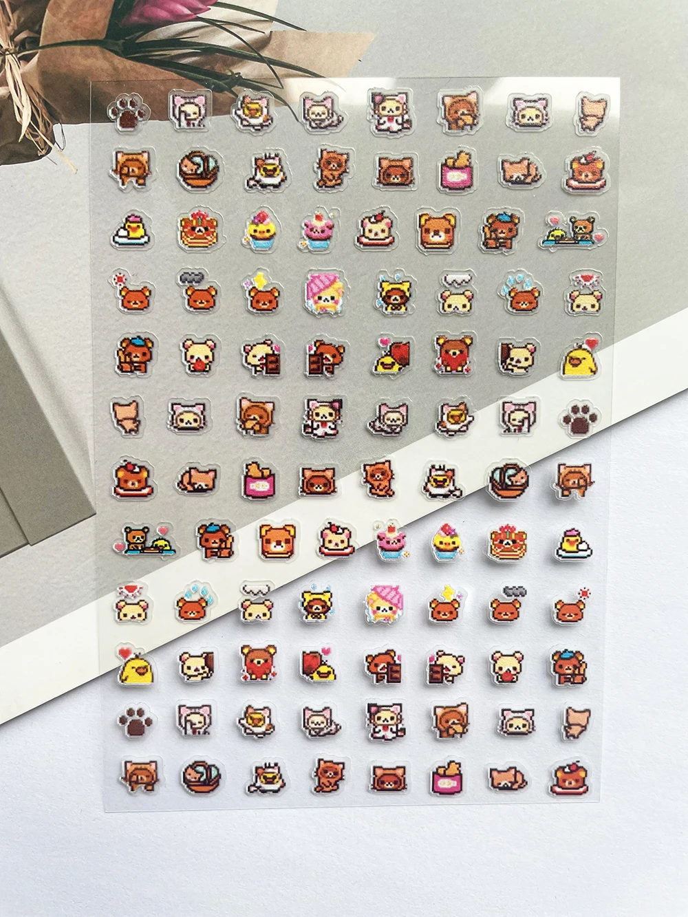 Pvc Super Mini Rilakkuma Poste - مراجعة Nail Art Nail Art وسعره