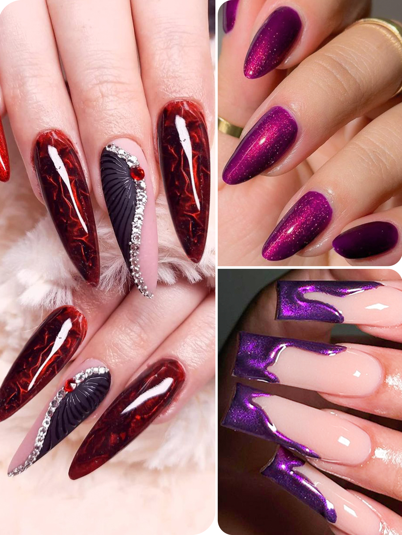 FOUR LILY Metallic Gel Nail Po - مراجعة Nail Art Fuchsia وسعره