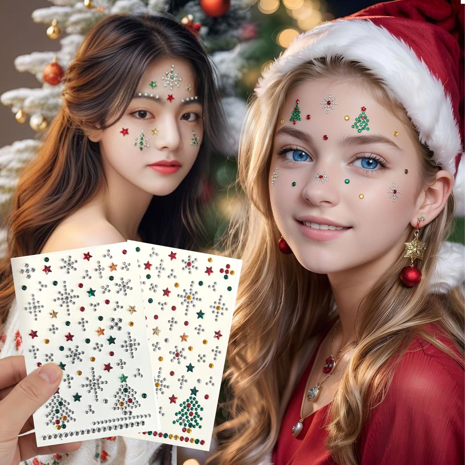 Self Adhesive Diamond Face Sti - مراجعة Nail Art Nail Art وسعره