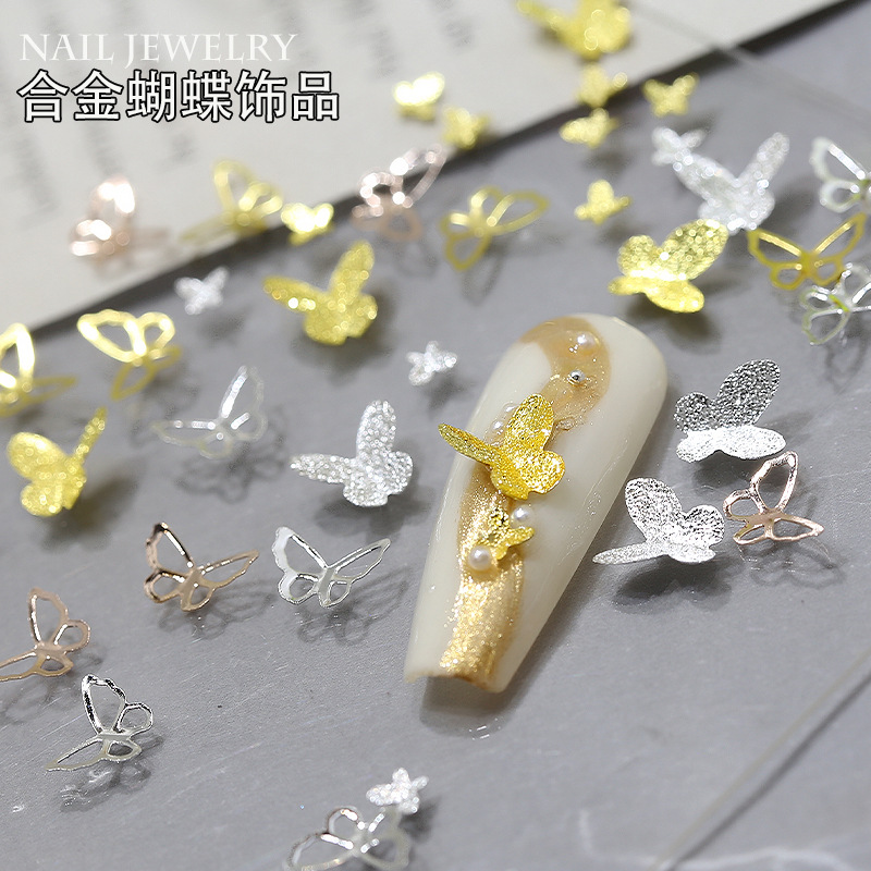 100PCS Glossy Metallic Mini Bu - مراجعة Nail Art Rose Gold وسعره