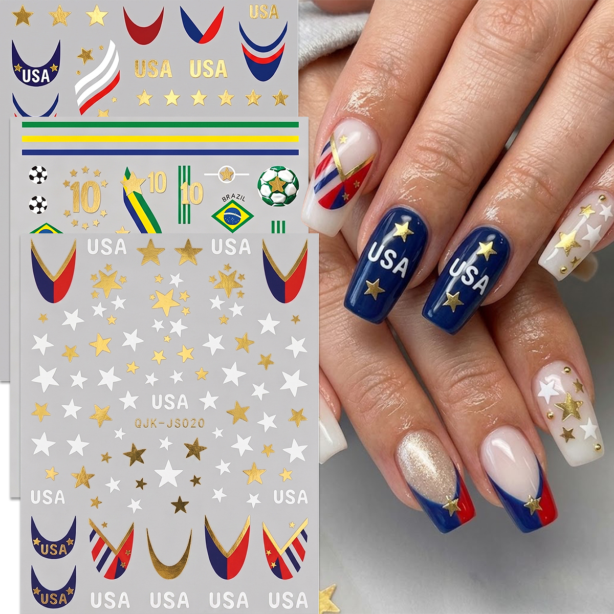 Football Style Nail Stickers,  - مراجعة Nail Art France وسعره