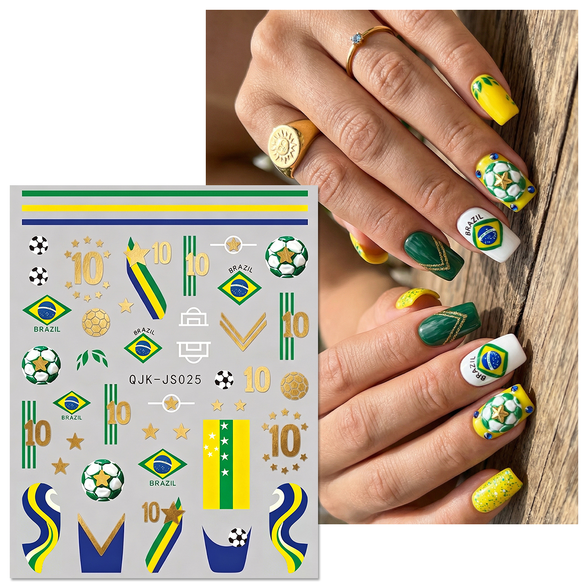 Football Style Nail Stickers,  - مراجعة Nail Art France وسعره
