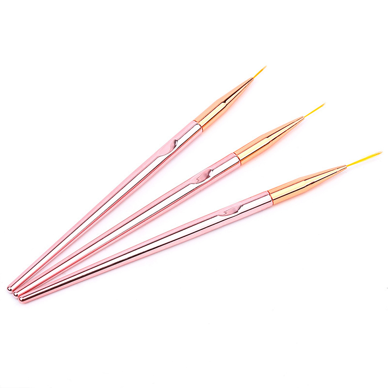 2 sets(6 pcs ) Nail Paint pen  - مراجعة Nail Art Rose Gold وسعره