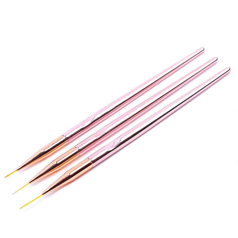 2 sets(6 pcs ) Nail Paint pen  - مراجعة Nail Art Rose Gold وسعره