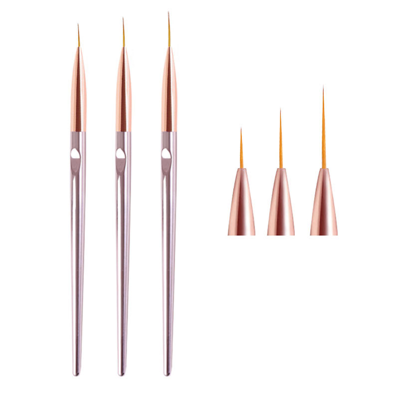 2 sets(6 pcs ) Nail Paint pen  - مراجعة Nail Art Rose Gold وسعره