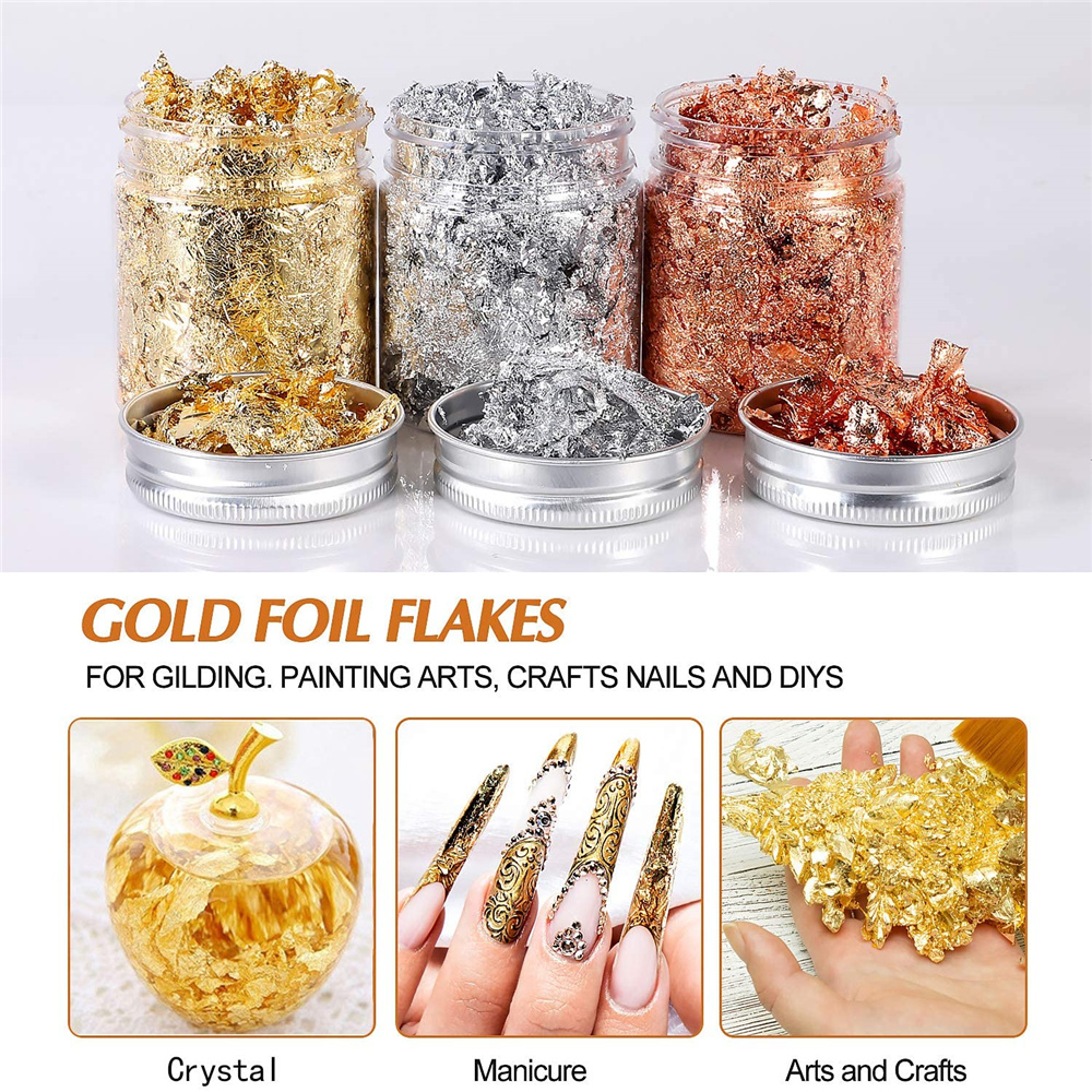 Imitation Rose Gold Silver Cop - مراجعة Nail Art Rose Gold وسعره