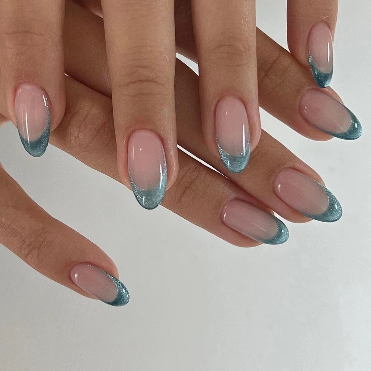 24Pcs French Almond False Nail - مراجعة Nail Art Red Cherry وسعره