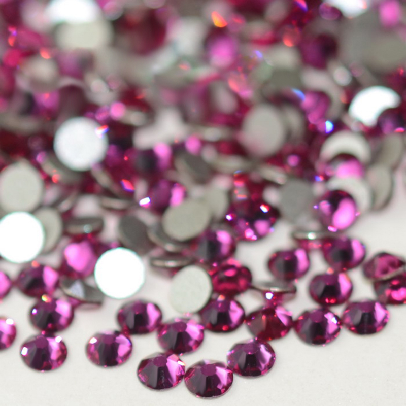 Fuchsia High Quality Glass Rhi - مراجعة Nail Art Fuchsia وسعره