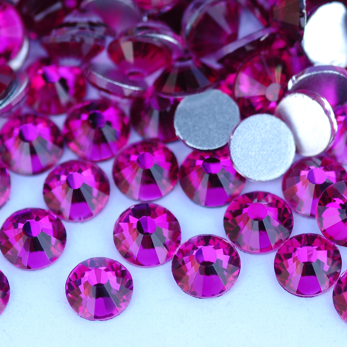 Fuchsia High Quality Glass Rhi - مراجعة Nail Art Fuchsia وسعره
