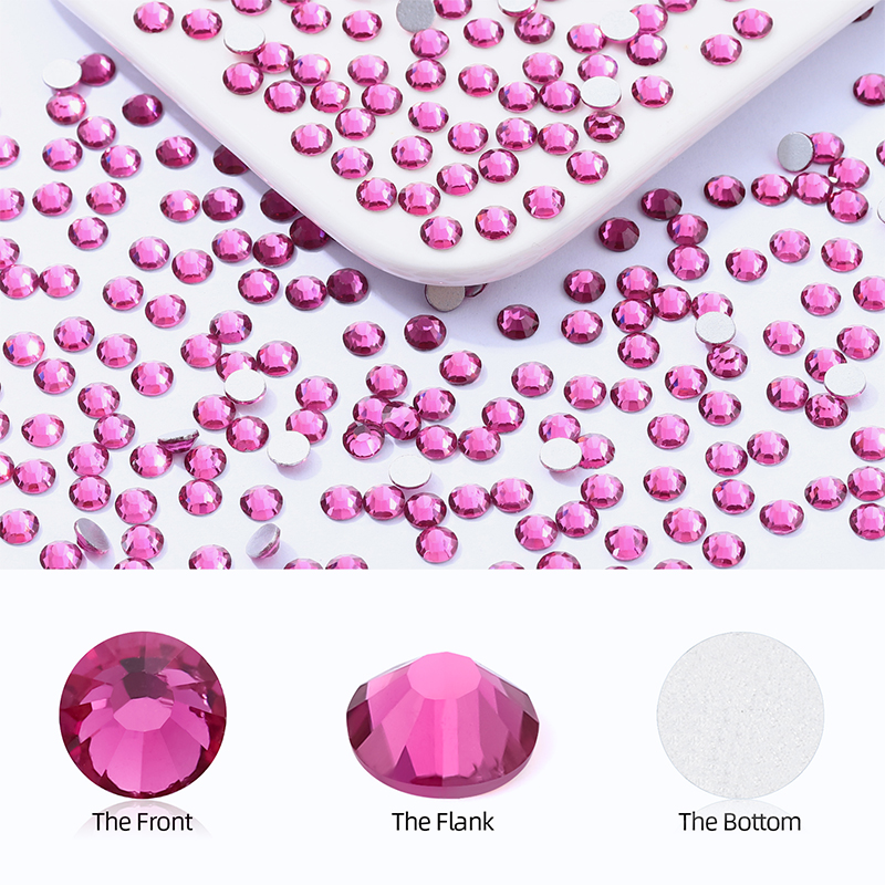 DUCRYSTAL Fuchsia Glue On Crys - مراجعة Nail Art Fuchsia وسعره