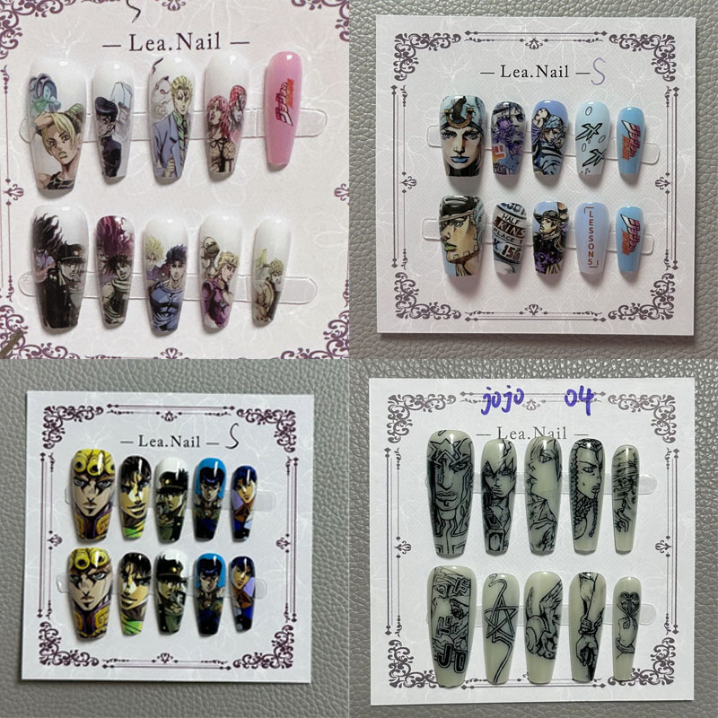 JOJO Nail Art Student Anime Ca - مراجعة Nail Art Nail Art وسعره