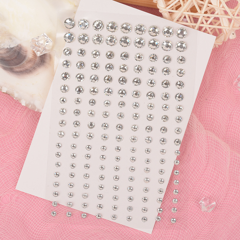 White Rhinestones 2mm 3mm 4mm  - مراجعة Nail Art Nail Art وسعره