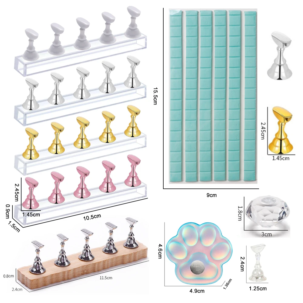 5PCS/Pack Chess Magnetic Nail  - مراجعة Nail Art Rose Gold وسعره