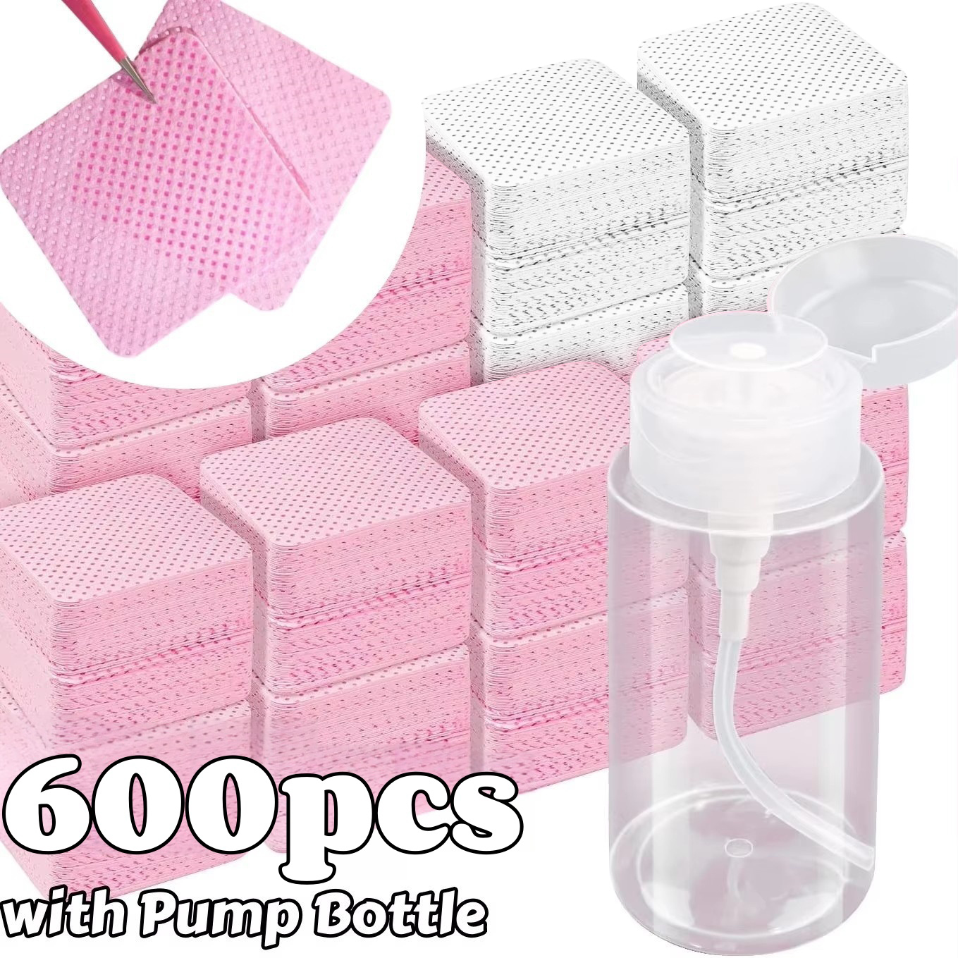 20/600pcs Lint-Free Nail Wipes - مراجعة Nail Art Remover وسعره