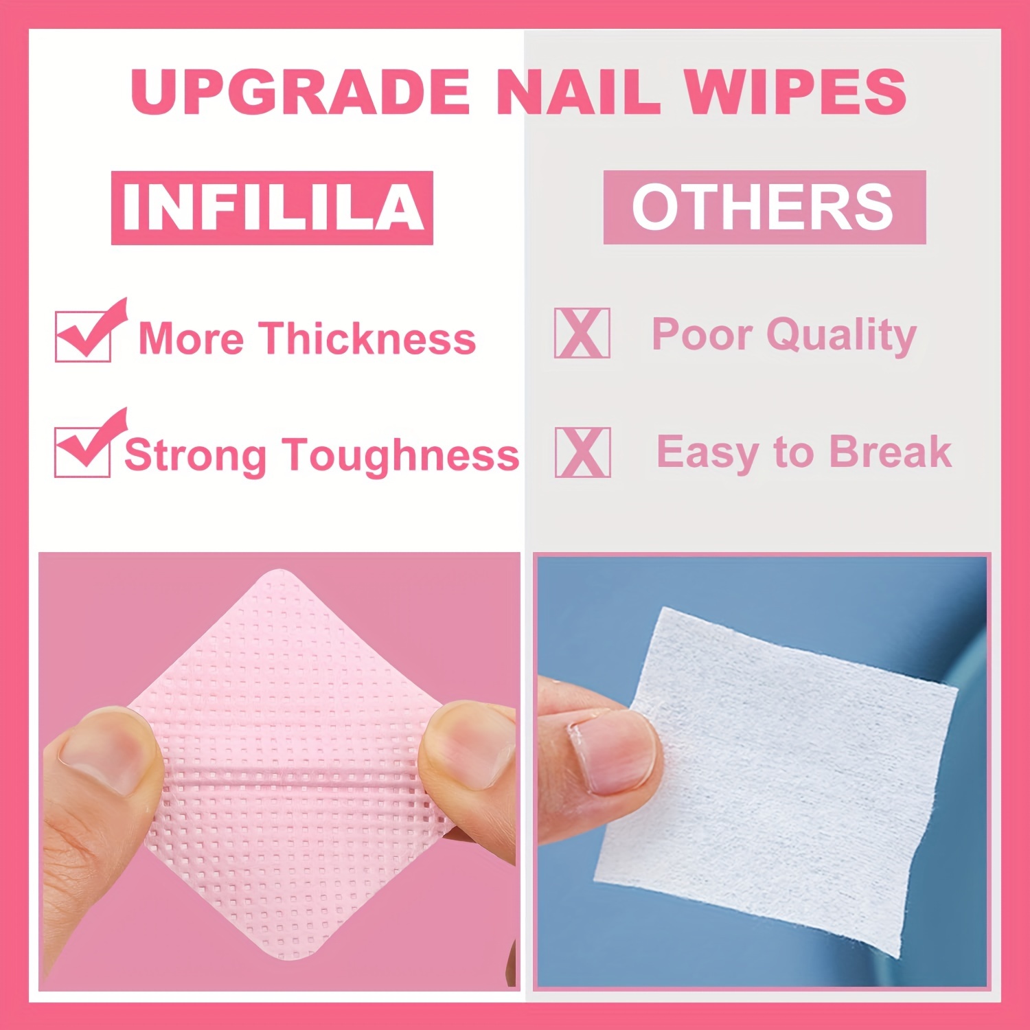 20/600pcs Lint-Free Nail Wipes - مراجعة Nail Art Remover وسعره