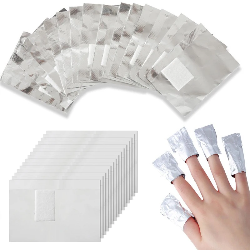 100Pcs Bag Aluminium Foil Nail - مراجعة Nail Art Remover وسعره