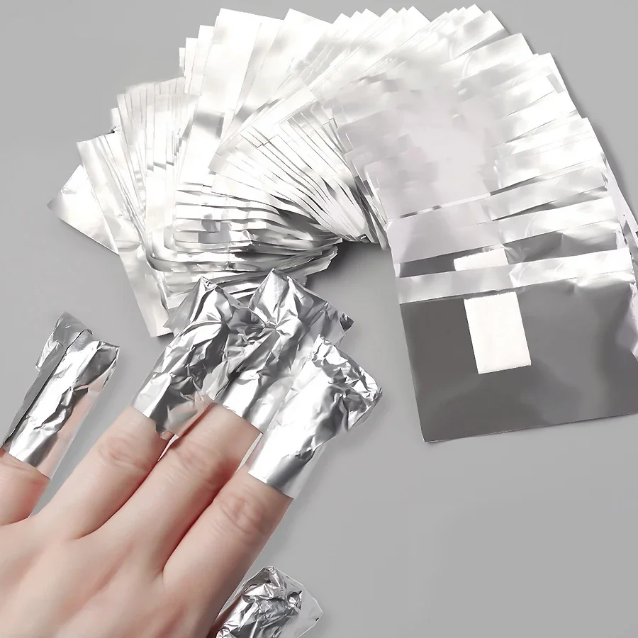 100Pcs Bag Aluminium Foil Nail - مراجعة Nail Art Remover وسعره