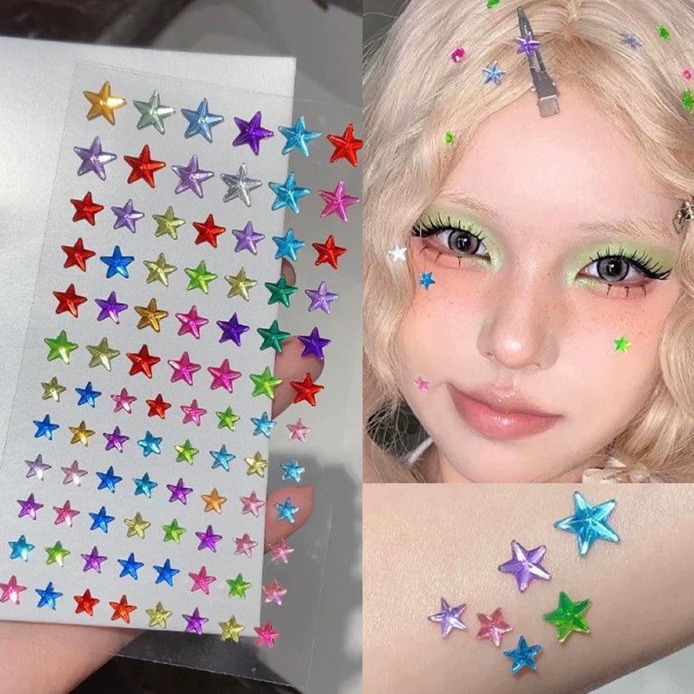 Self-Adhesive Face Rhinestones - مراجعة Nail Art Nail Art وسعره