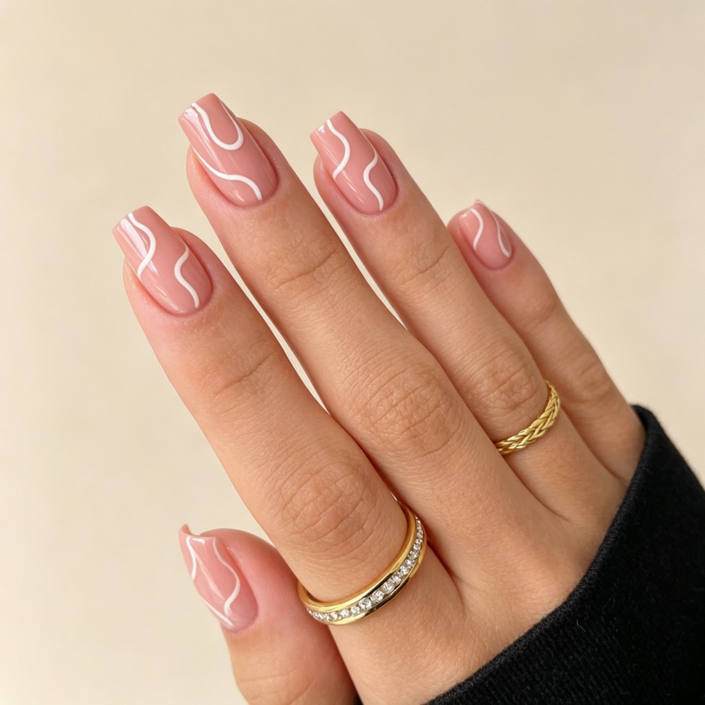 24pcs French Simple Cherry Red - مراجعة Nail Art Red Cherry وسعره