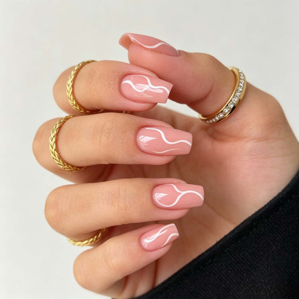 24pcs French Simple Cherry Red - مراجعة Nail Art Red Cherry وسعره