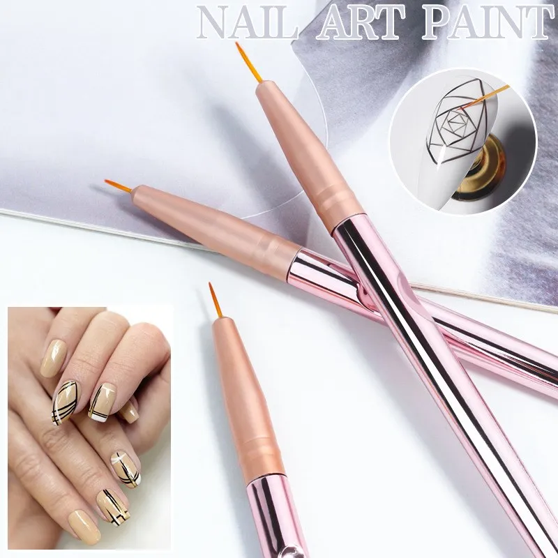 3PCS/ Set Rose Gold Nail Art L - مراجعة Nail Art Rose Gold وسعره