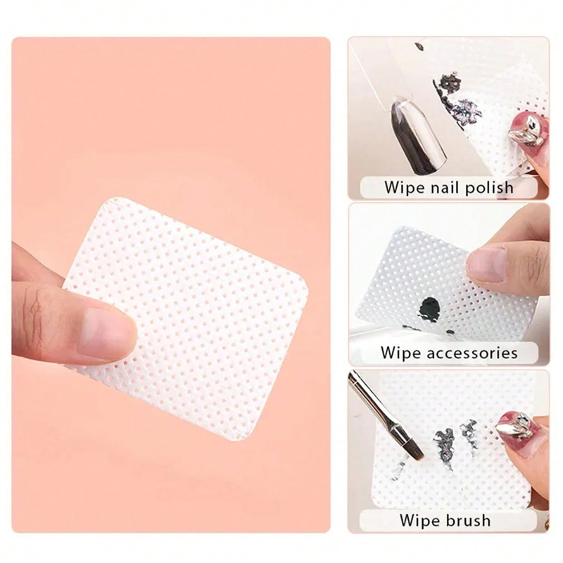 Lint Free Wipes Cleaning Tool  - مراجعة Nail Art Remover وسعره