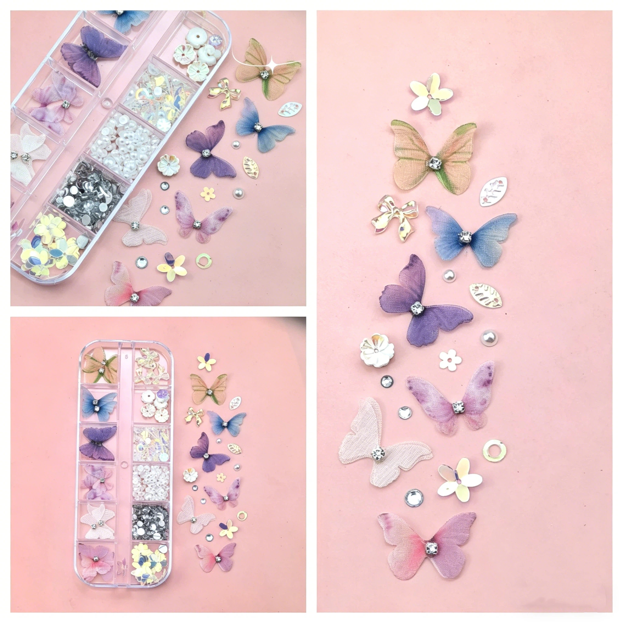 Butterfly Face Self-adhesive D - مراجعة Nail Art Nail Art وسعره