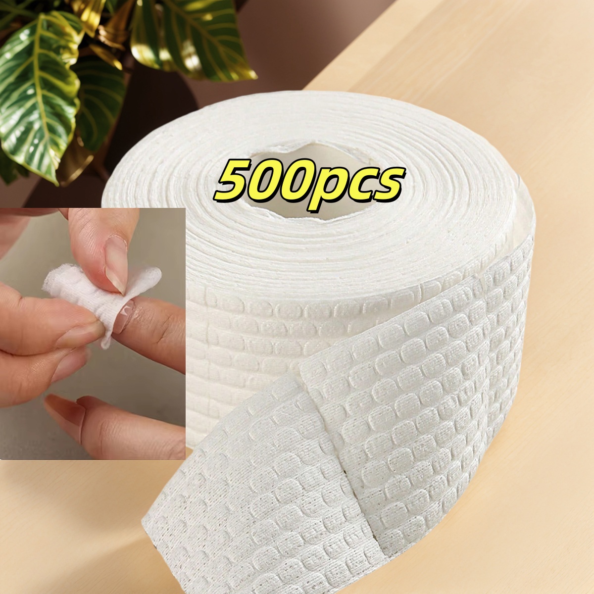 300/500Pcs/Roll Nail Cotton Wi - مراجعة Nail Art Remover وسعره