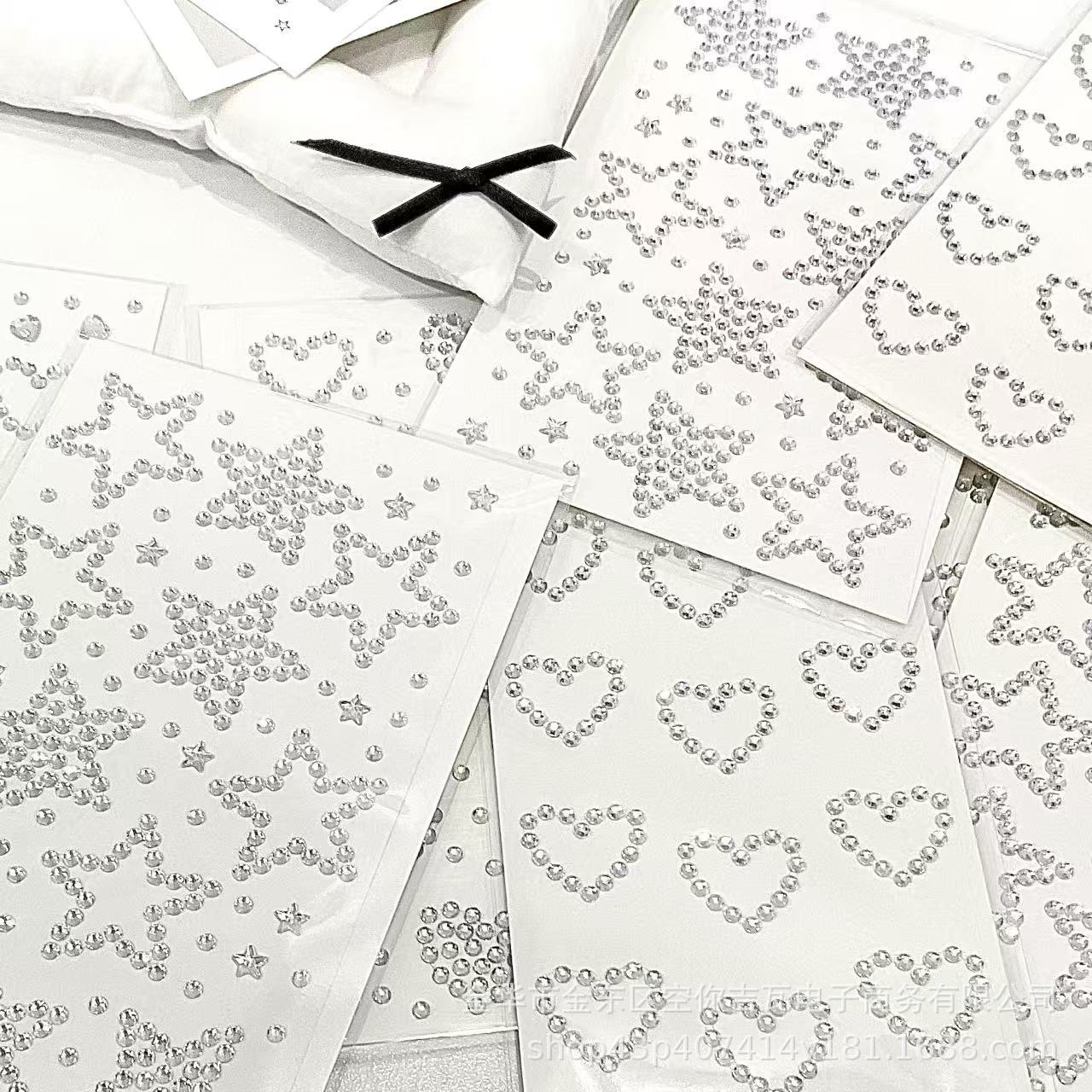 Silver Star Heart Rhinestone S - مراجعة Nail Art Nail Art وسعره