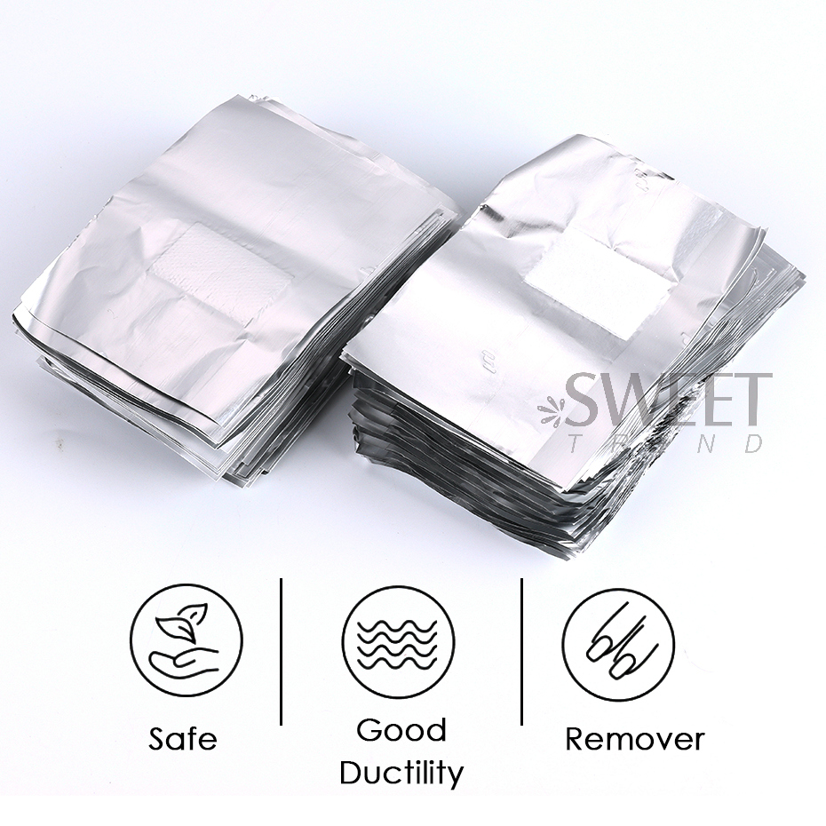 50/100pcs Immersion Remover Al - مراجعة Nail Art Remover وسعره
