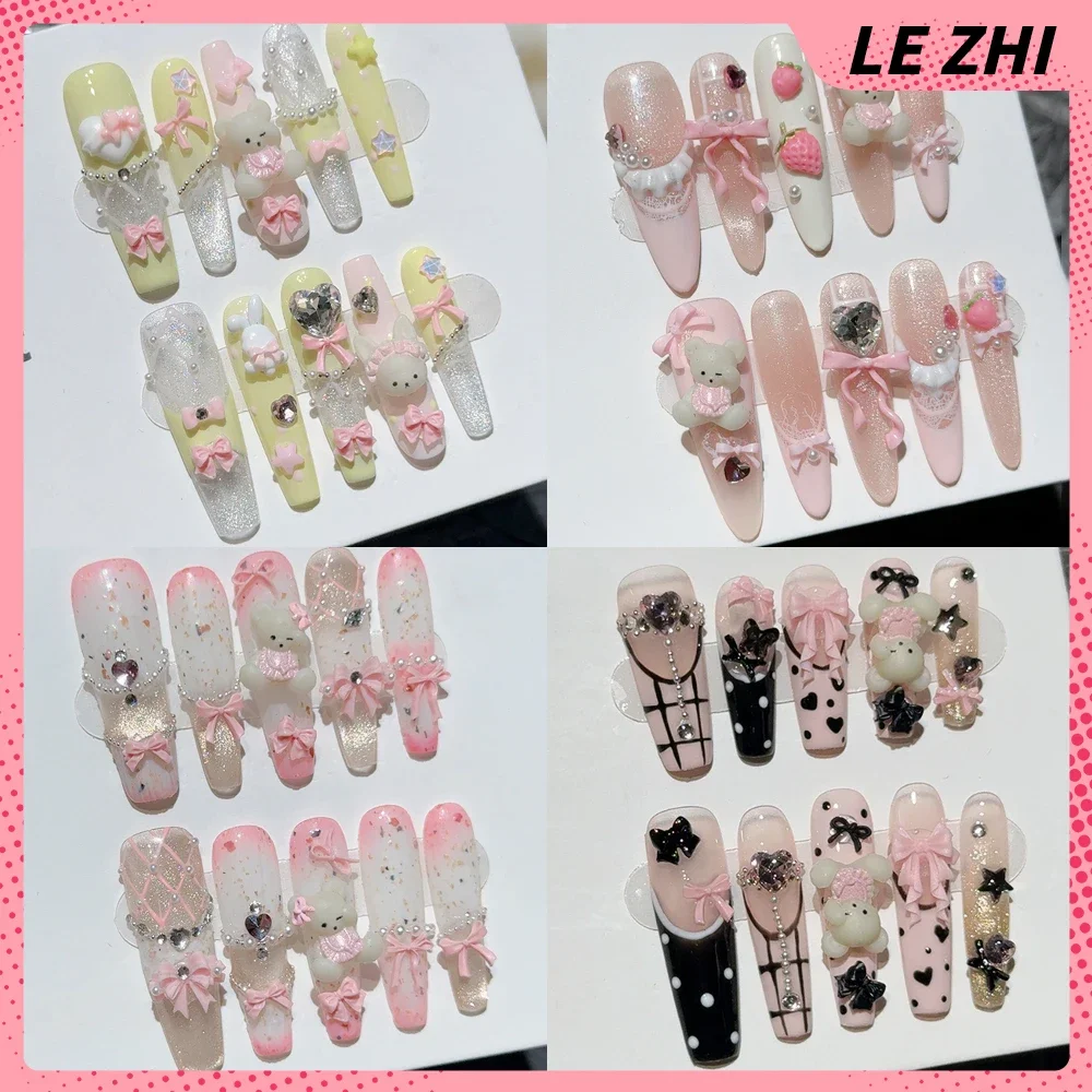 10Pcs Long Coffin Stiletto Lit - مراجعة Nail Art France وسعره