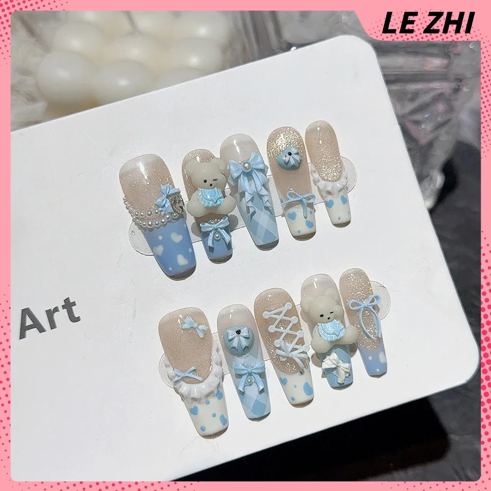 10Pcs Long Coffin Stiletto Lit - مراجعة Nail Art France وسعره