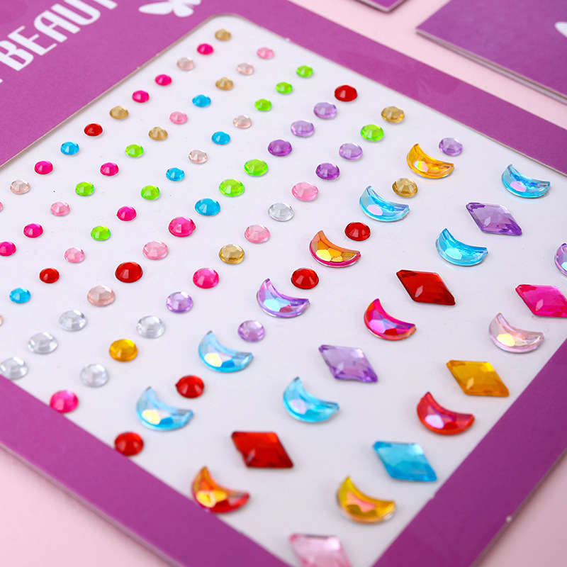 Hot Selling Face Gems Stickers - مراجعة Nail Art Nail Art وسعره