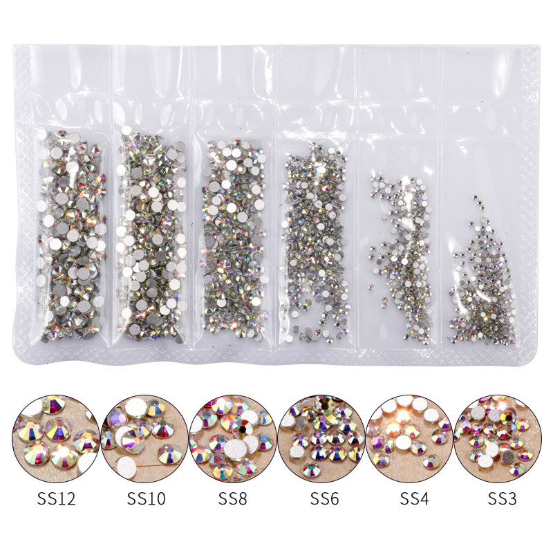1440pcs Rose Gold Shiny Rhines - مراجعة Nail Art Rose Gold وسعره