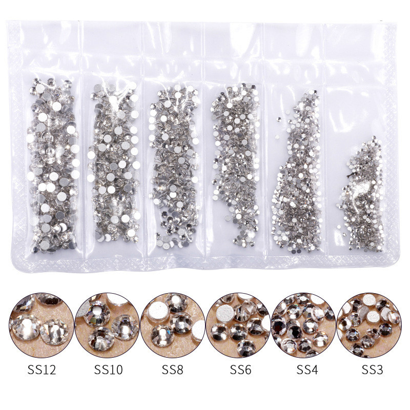 1440pcs Rose Gold Shiny Rhines - مراجعة Nail Art Rose Gold وسعره