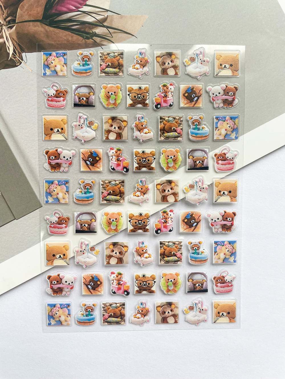 Mini Kawaii Rilakkuma Pvc Post - مراجعة Nail Art Nail Art وسعره