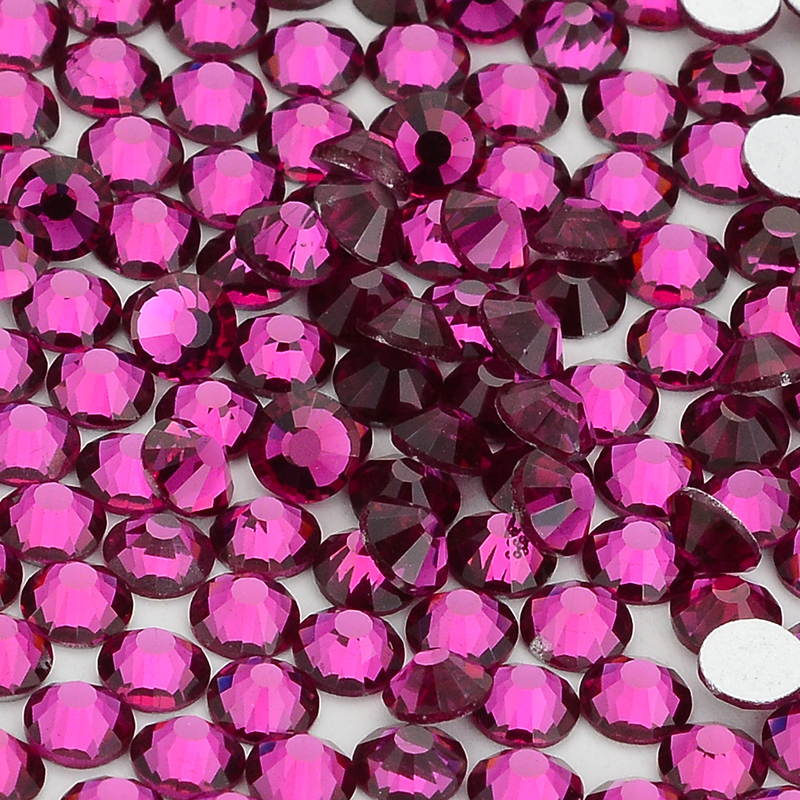 All Size SS3-SS60 Fuchsia Glas - مراجعة Nail Art Fuchsia وسعره