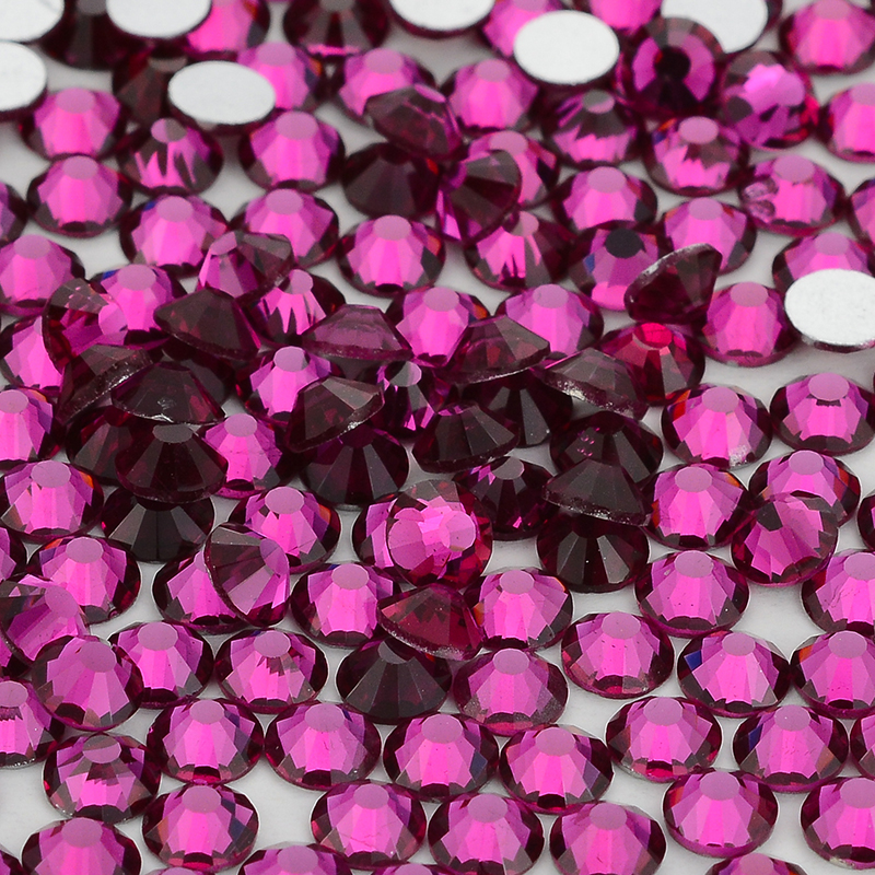 All Size SS3-SS60 Fuchsia Glas - مراجعة Nail Art Fuchsia وسعره