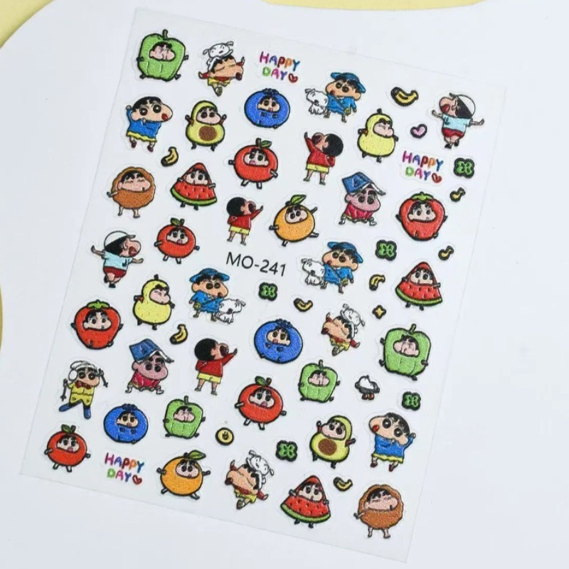 Crayon Shin-chan Creative Pape - مراجعة Nail Art Nail Art وسعره