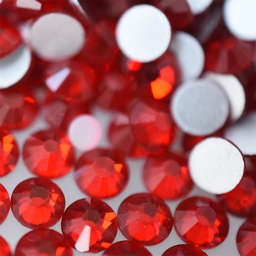 SS6-40 Red Series Glass Crysta - مراجعة Nail Art Fuchsia وسعره