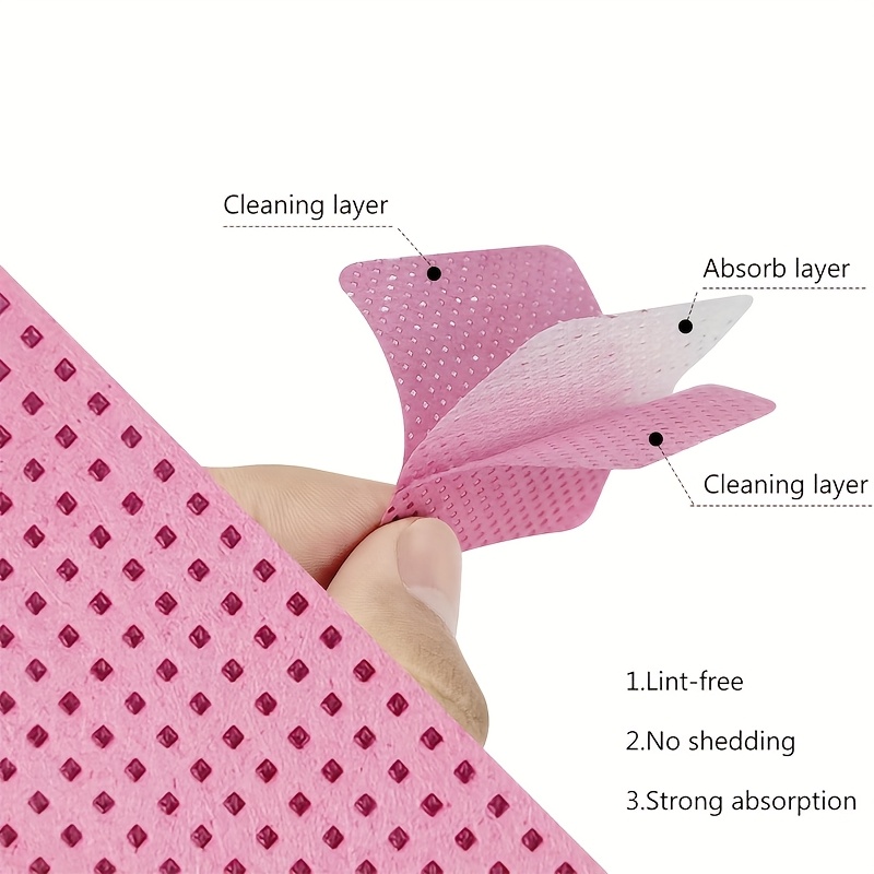 50/100/200pcs Lint-Free Nail W - مراجعة Nail Art Remover وسعره