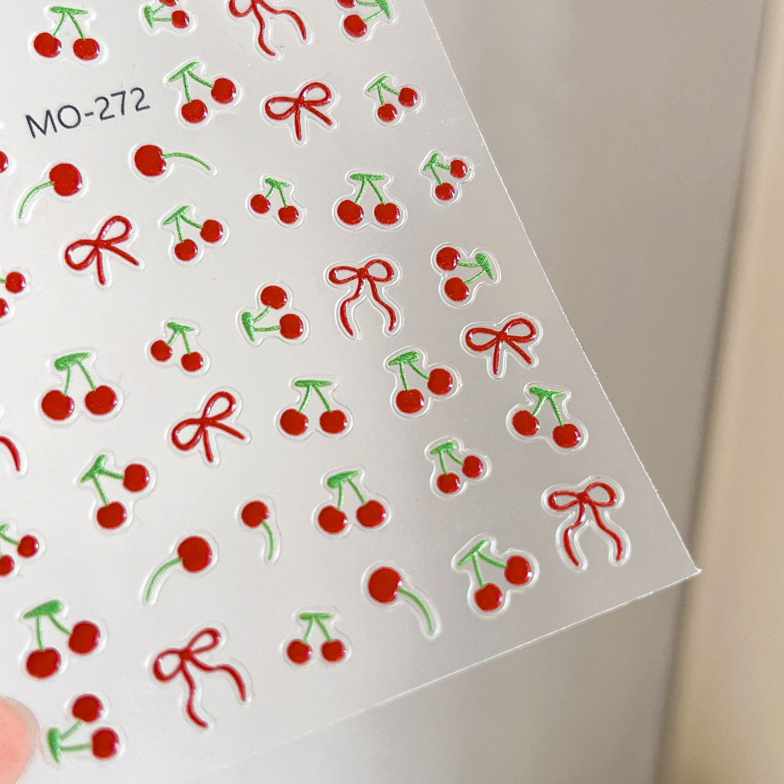 Sweet Red Cherry Nails 3D Deco - مراجعة Nail Art Red Cherry وسعره