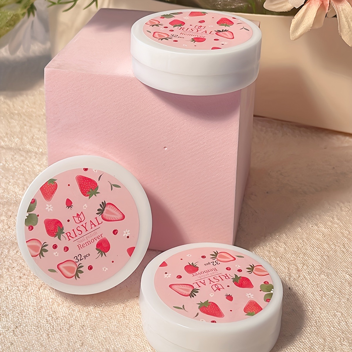 32pcs/Box Strawberry Nail Poli - مراجعة Nail Art Remover وسعره