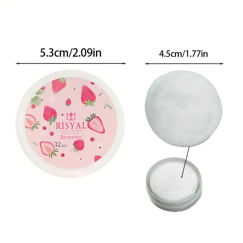 32pcs/Box Strawberry Nail Poli - مراجعة Nail Art Remover وسعره