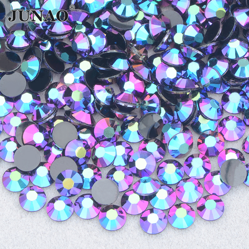 JUNAO 4 5 6mm Glitter Rose Gol - مراجعة Nail Art Rose Gold وسعره
