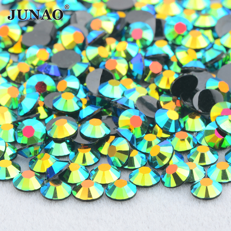 JUNAO 4 5 6mm Glitter Rose Gol - مراجعة Nail Art Rose Gold وسعره